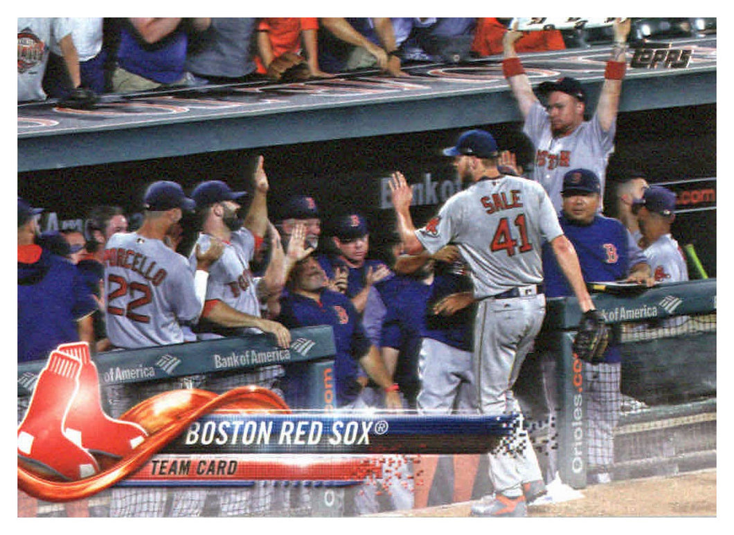 Boston Red Sox Team Card (MLB Baseball Card) 2018 Topps # 48 Mint