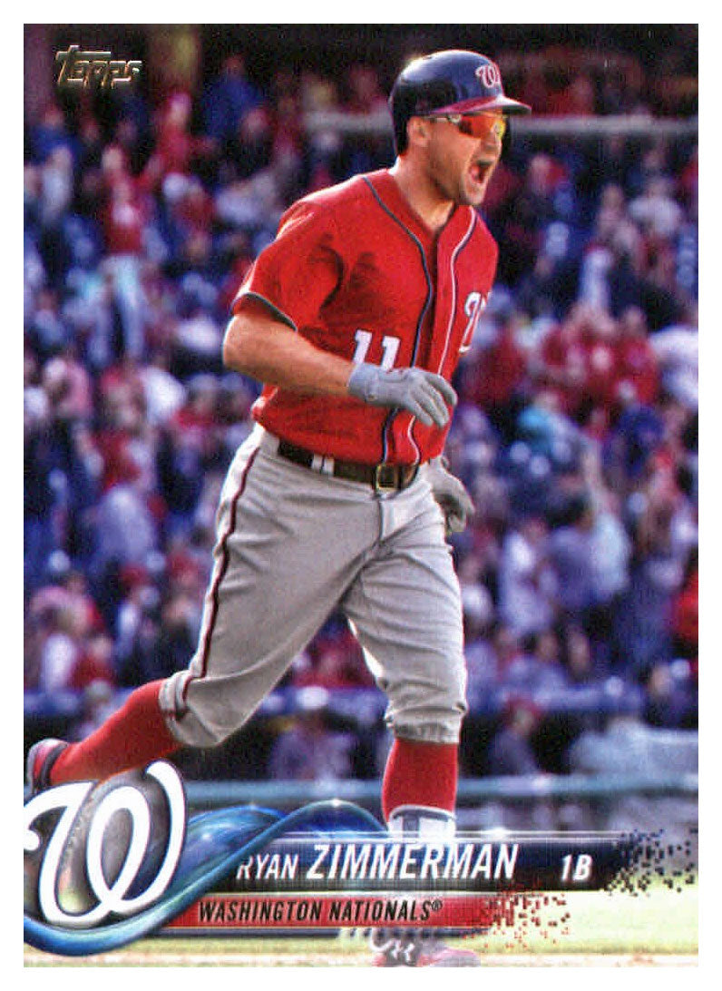 Ryan Zimmerman - Washington Nationals (MLB Baseball Card) 2018 Topps # 58 Mint