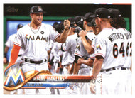 Miami Marlins Team Card (MLB Baseball Card) 2018 Topps # 73 Mint