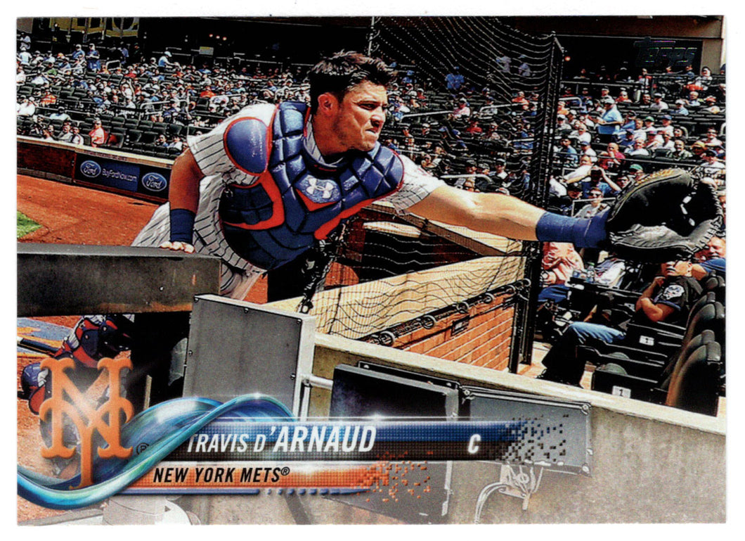 Travis d'Arnaud - New York Mets (MLB Baseball Card) 2018 Topps # 91 Mint
