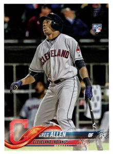 Greg Allen RC - Cleveland Indians (MLB Baseball Card) 2018 Topps # 99 Mint