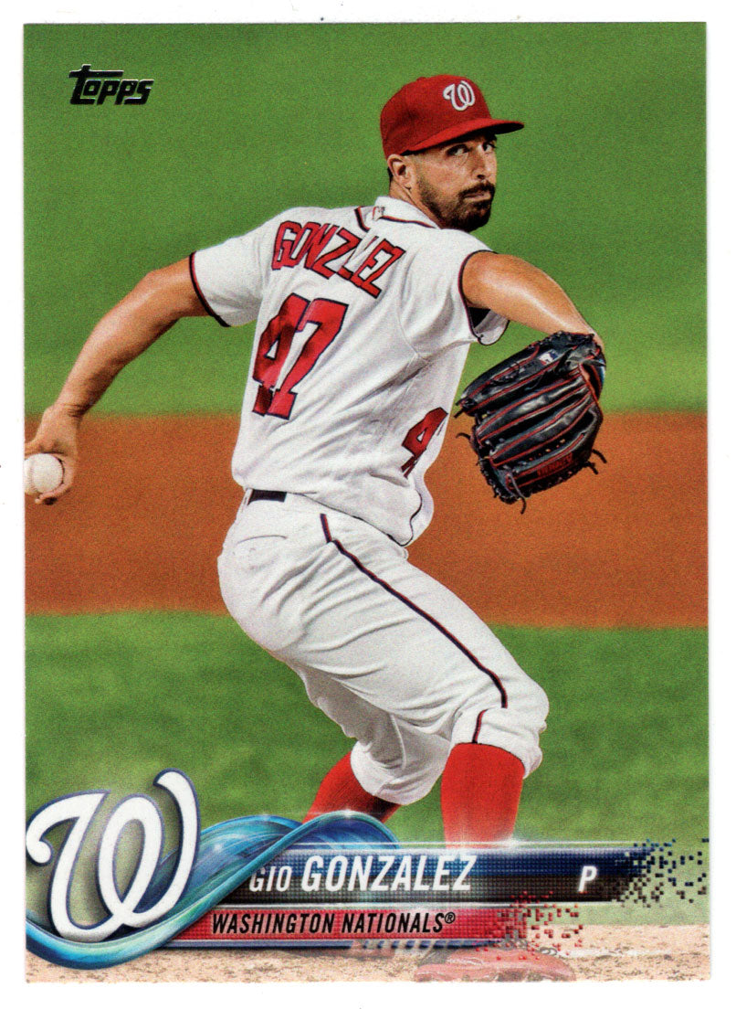 Gio Gonzalez - Washington Nationals (MLB Baseball Card) 2018 Topps # 113 Mint