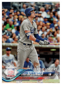 Cody Bellinger - Los Angeles Dodgers - League Leaders (MLB Baseball Card) 2018 Topps # 114 Mint