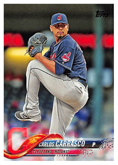 Carlos Carrasco - Cleveland Indians (MLB Baseball Card) 2018 Topps # 120 Mint