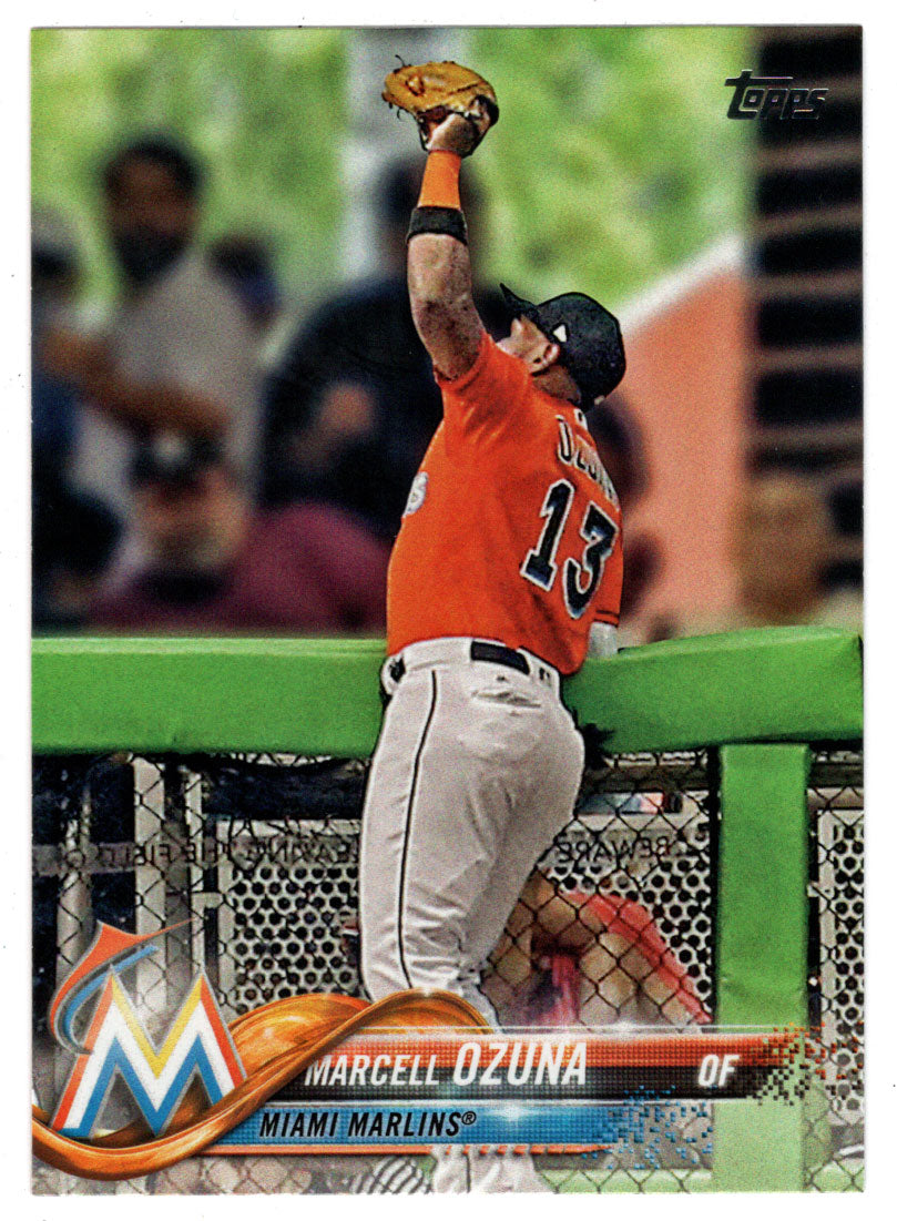 Marcell Ozuna - Miami Marlins (MLB Baseball Card) 2018 Topps # 132 Mint