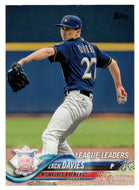 Zach Davies - Milwaukee Brewers - League Leaders (MLB Baseball Card) 2018 Topps # 139 Mint