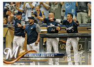 Milwaukee Brewers Team Card (MLB Baseball Card) 2018 Topps # 156 Mint