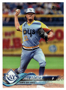 Chris Archer  - Tampa Bay Rays (MLB Baseball Card) 2018 Topps # 191 Mint
