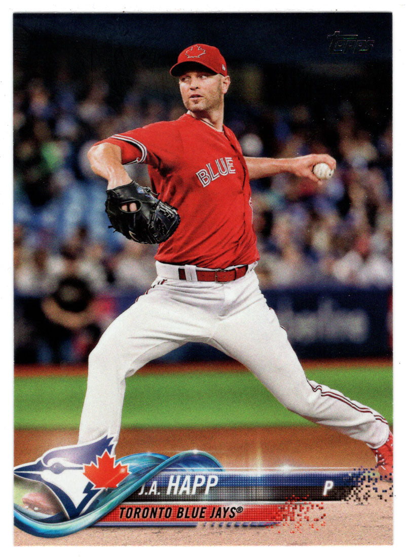 J.A. Happ - Toronto Blue Jays (MLB Baseball Card) 2018 Topps # 213 Mint