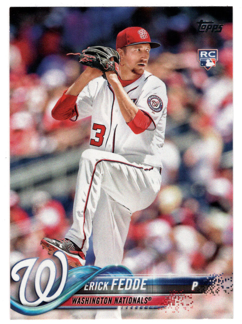 Erick Fedde RC - Washington Nationals (MLB Baseball Card) 2018 Topps # 217 Mint