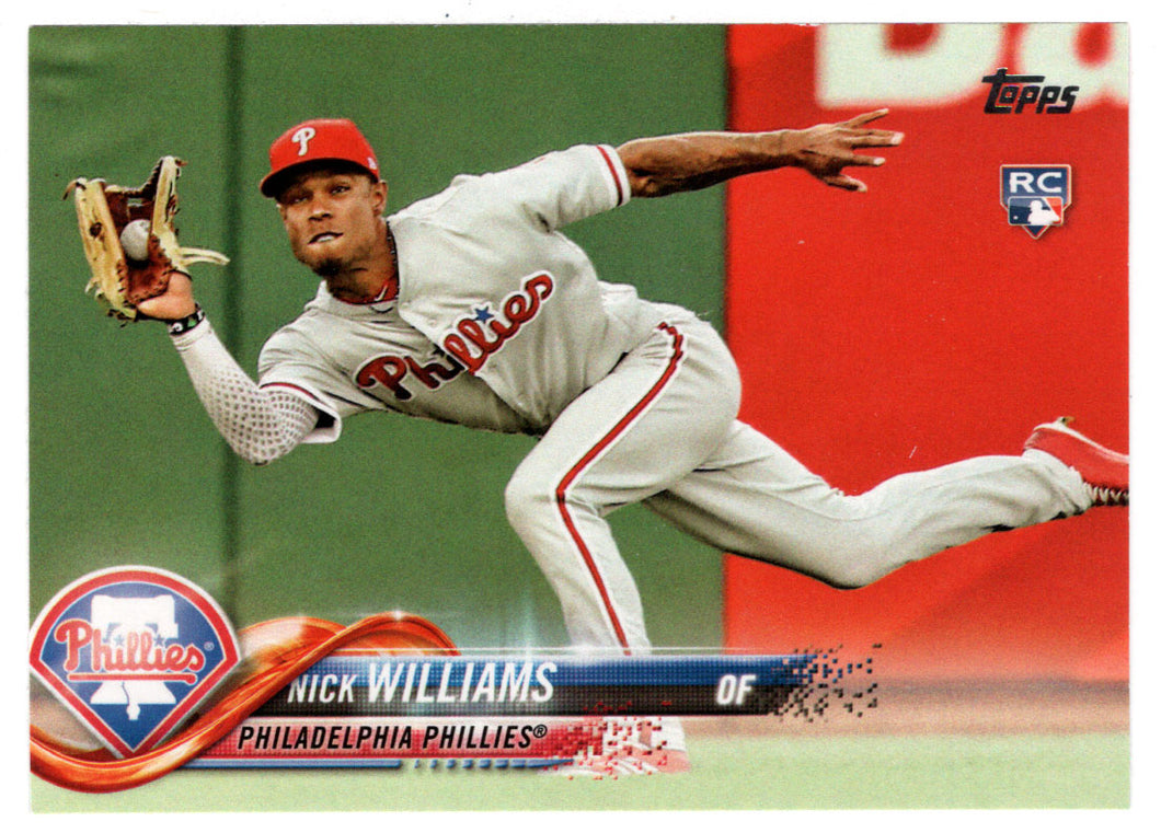 Nick Williams RC - Philadelphia Phillies (MLB Baseball Card) 2018 Topps # 226 Mint