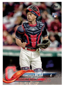 Francisco Mejia RC - Cleveland Indians (MLB Baseball Card) 2018 Topps # 244 Mint