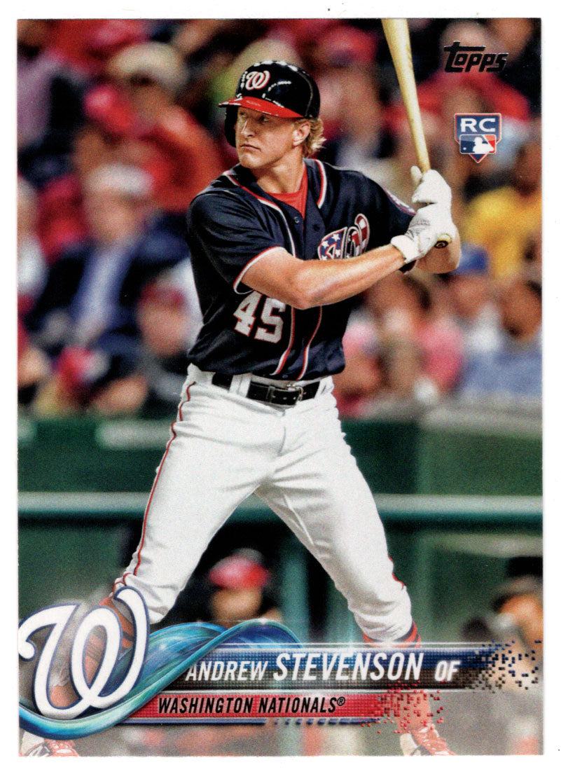 Andrew Stevenson RC - Washington Nationals (MLB Baseball Card) 2018 Topps # 261 Mint