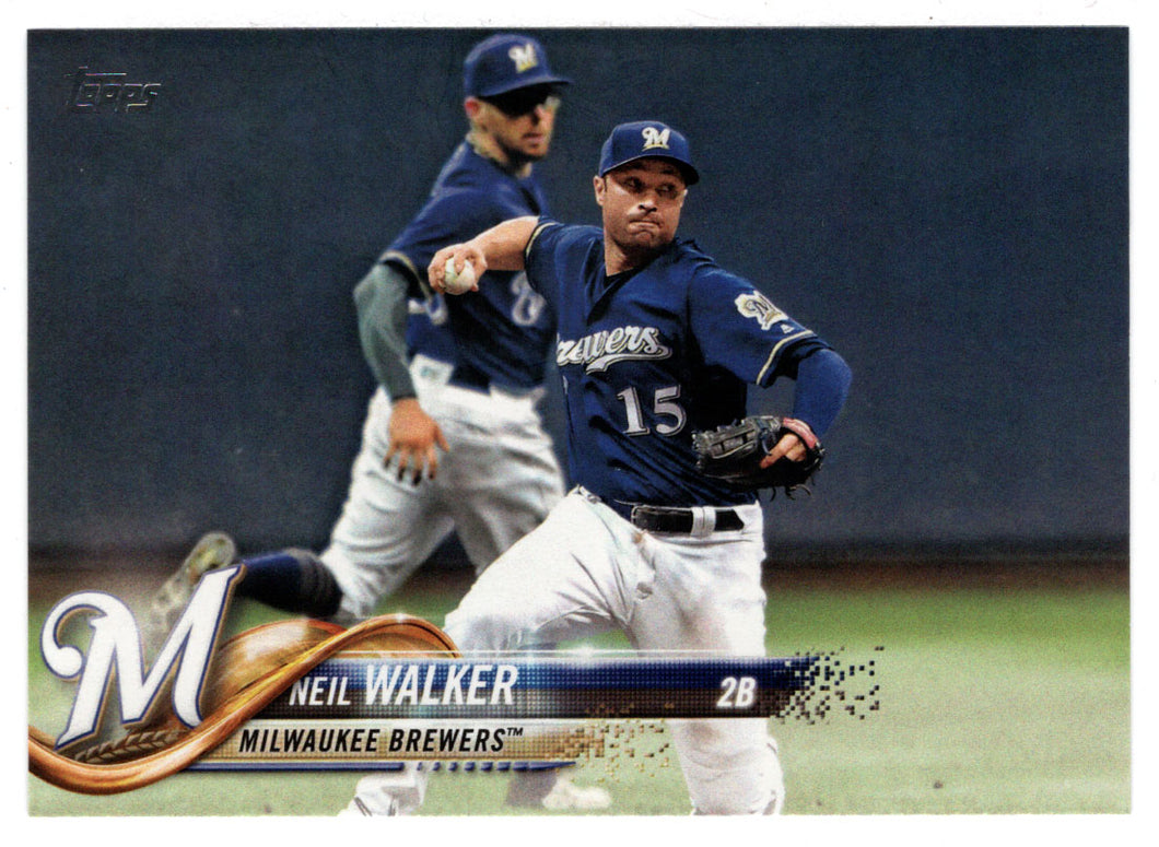 Neil Walker - Milwaukee Brewers (MLB Baseball Card) 2018 Topps # 268 Mint