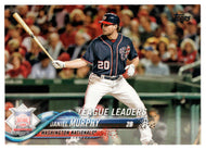 Daniel Murphy - Washington Nationals - League Leaders (MLB Baseball Card) 2018 Topps # 307 Mint