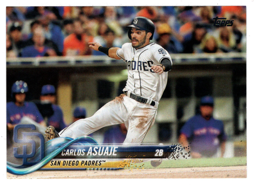 Carlos Asuaje - San Diego Padres (MLB Baseball Card) 2018 Topps # 312 Mint