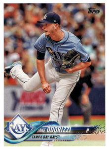 Jake Odorizzi - Tampa Bay Rays (MLB Baseball Card) 2018 Topps # 324 Mint