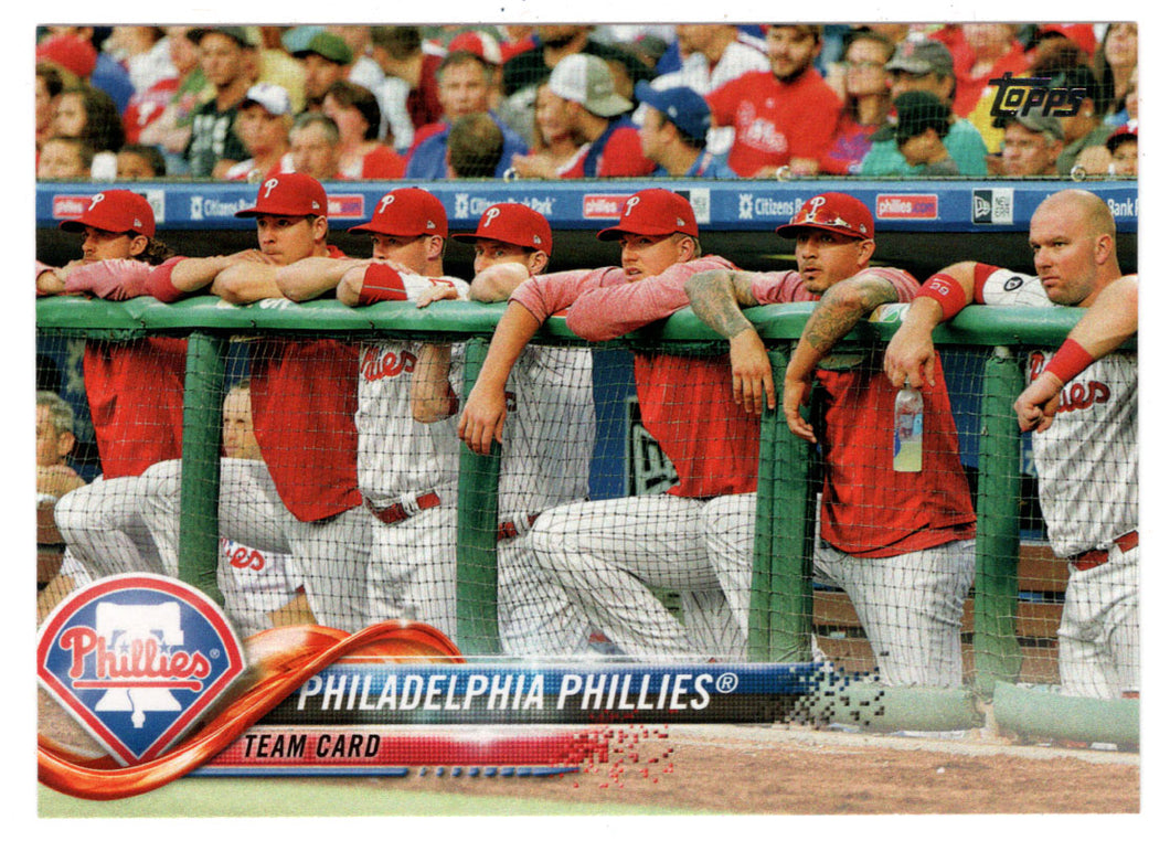 Philadelphia Phillies Team Card (MLB Baseball Card) 2018 Topps # 339 Mint