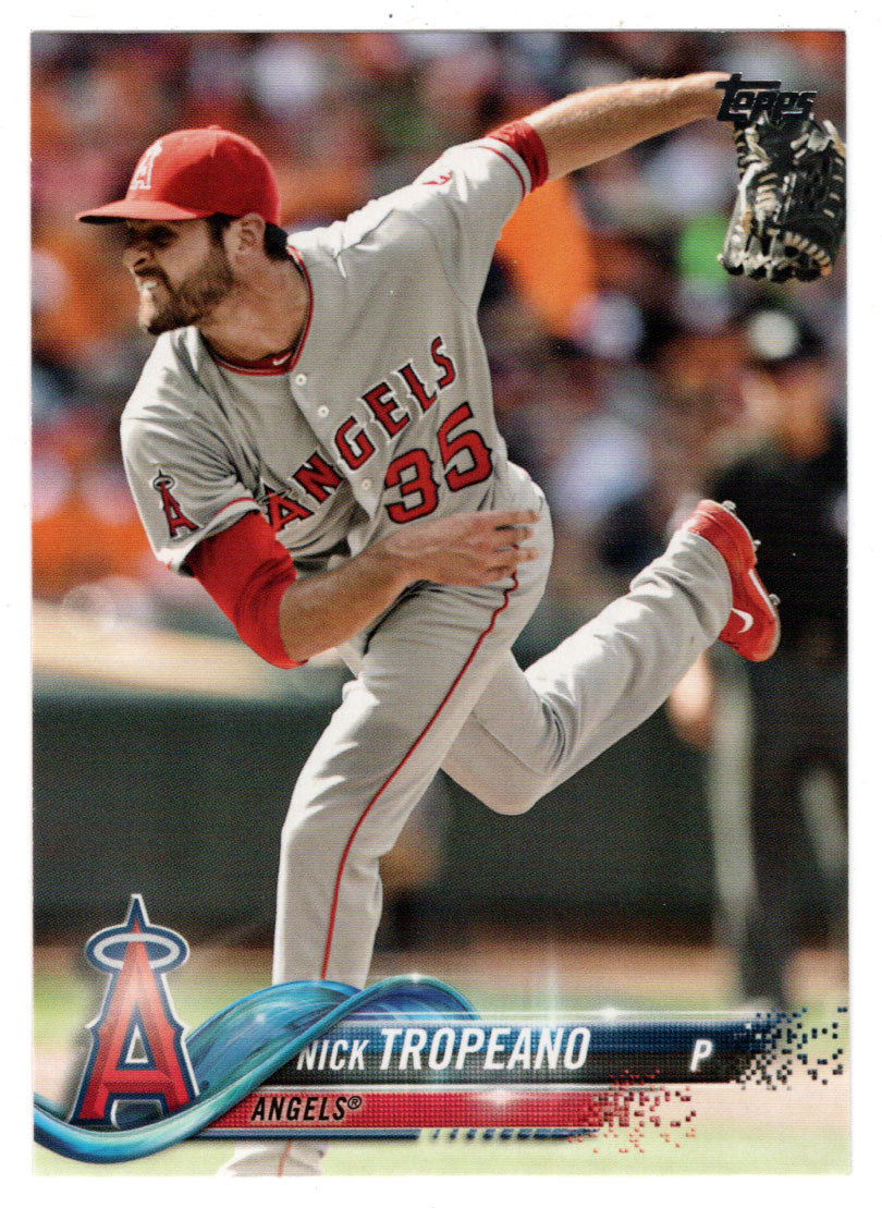 Nick Tropeano - Los Angeles Angels (MLB Baseball Card) 2018 Topps # 372 Mint