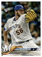 Aaron Wilkerson RC - Milwaukee Brewers (MLB Baseball Card) 2018 Topps # 378 Mint