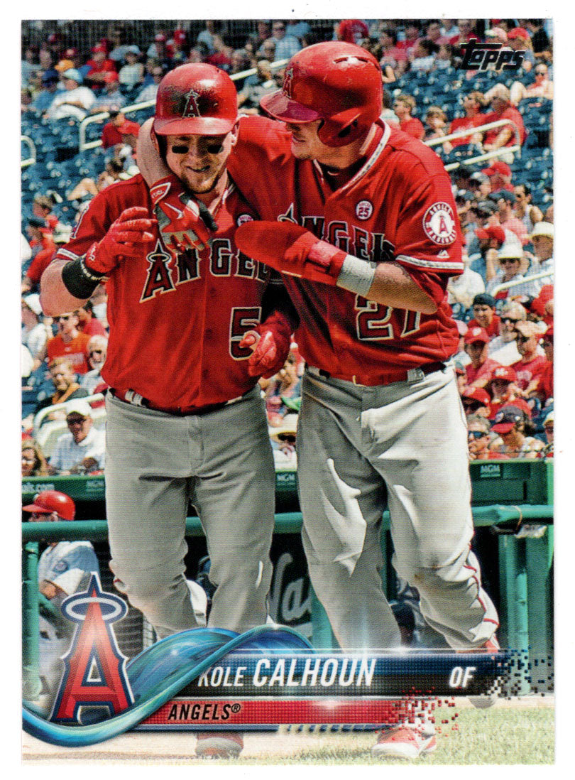 Kole Calhoun - Los Angeles Angels (MLB Baseball Card) 2018 Topps # 381 Mint