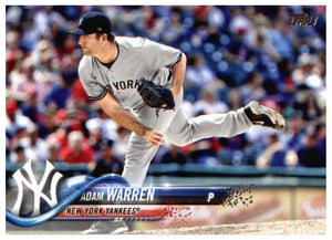 Adam Warren - New York Yankees (MLB Baseball Card) 2018 Topps # 402 Mint