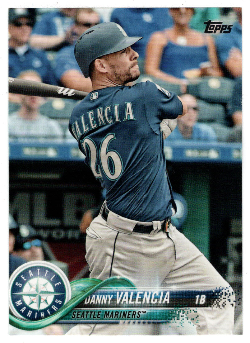 Danny Valencia - Seattle Mariners (MLB Baseball Card) 2018 Topps # 414 Mint