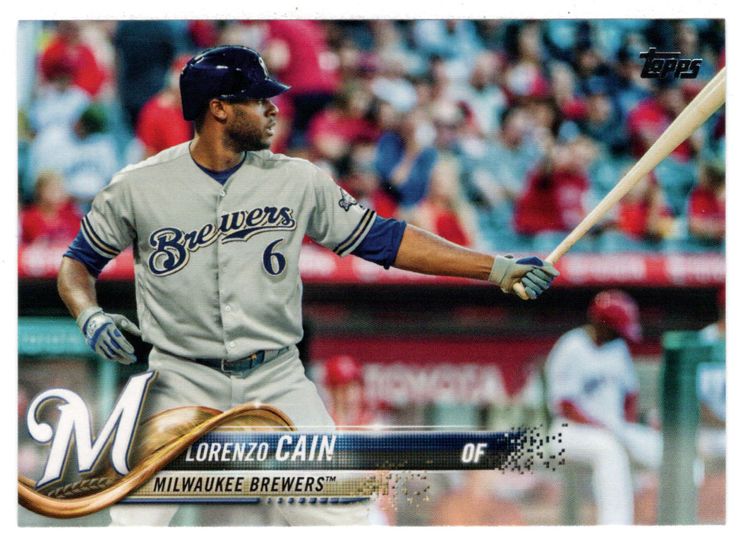 Lorenzo Cain - Milwaukee Brewers (MLB Baseball Card) 2018 Topps # 421 Mint