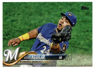 Jesus Aguilar - Milwaukee Brewers (MLB Baseball Card) 2018 Topps # 442 Mint