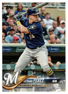 Hernan Perez - Milwaukee Brewers (MLB Baseball Card) 2018 Topps # 455 Mint