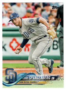 Cory Spangenberg - San Diego Padres (MLB Baseball Card) 2018 Topps # 463 Mint