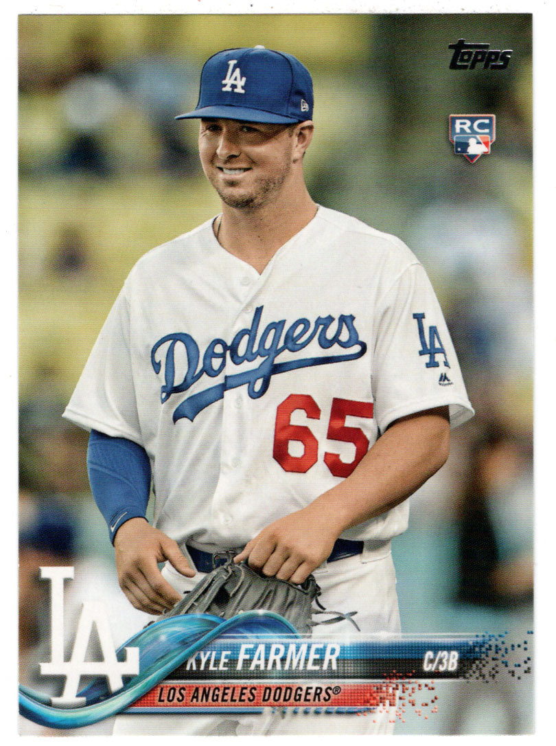 Kyle Farmer RC - Los Angeles Dodgers (MLB Baseball Card) 2018 Topps # 485 Mint