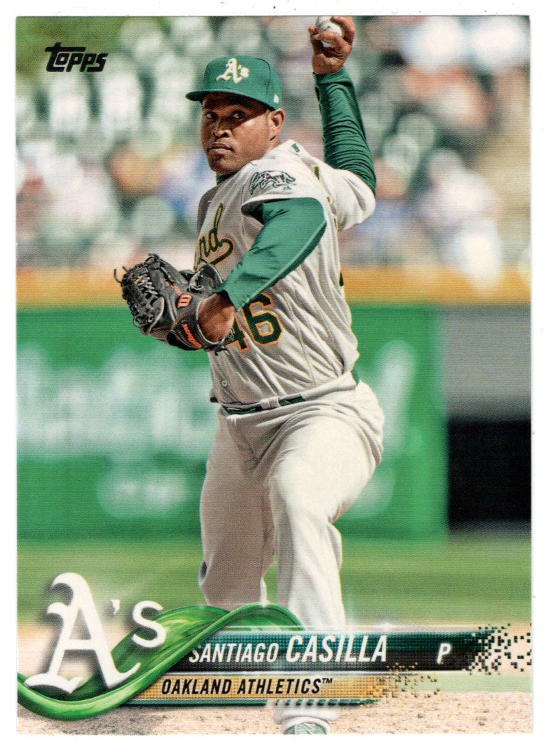 Santiago Casilla - Oakland Athletics (MLB Baseball Card) 2018 Topps # 509 Mint