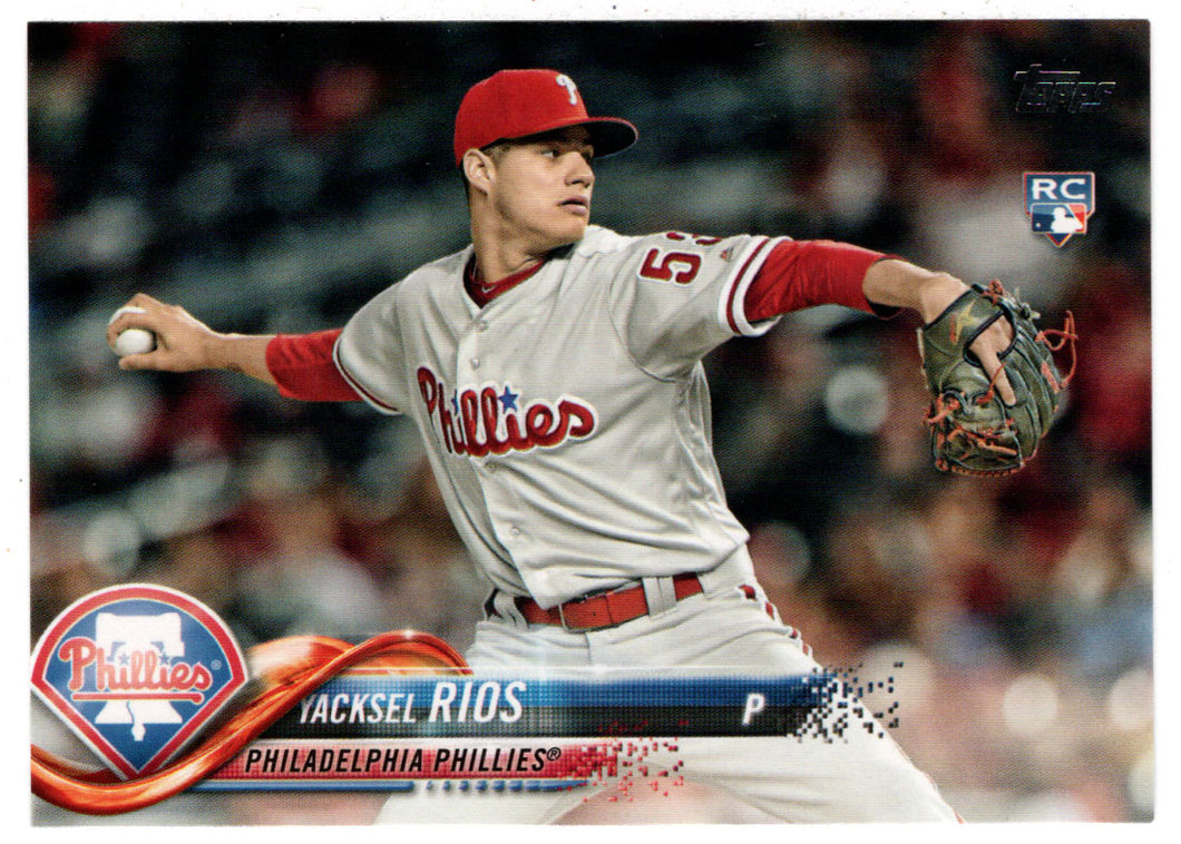 Yacksel Rios RC - Philadelphia Phillies (MLB Baseball Card) 2018 Topps # 551 Mint