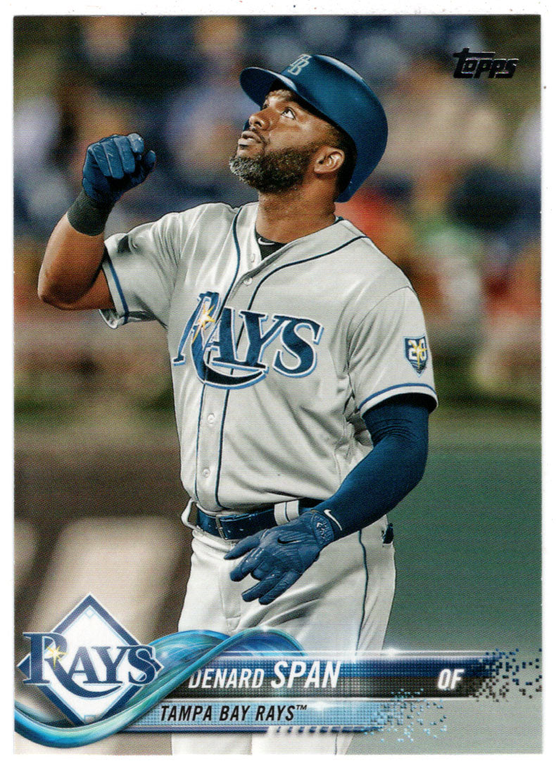 Denard Span - Tampa Bay Rays (MLB Baseball Card) 2018 Topps # 553 Mint