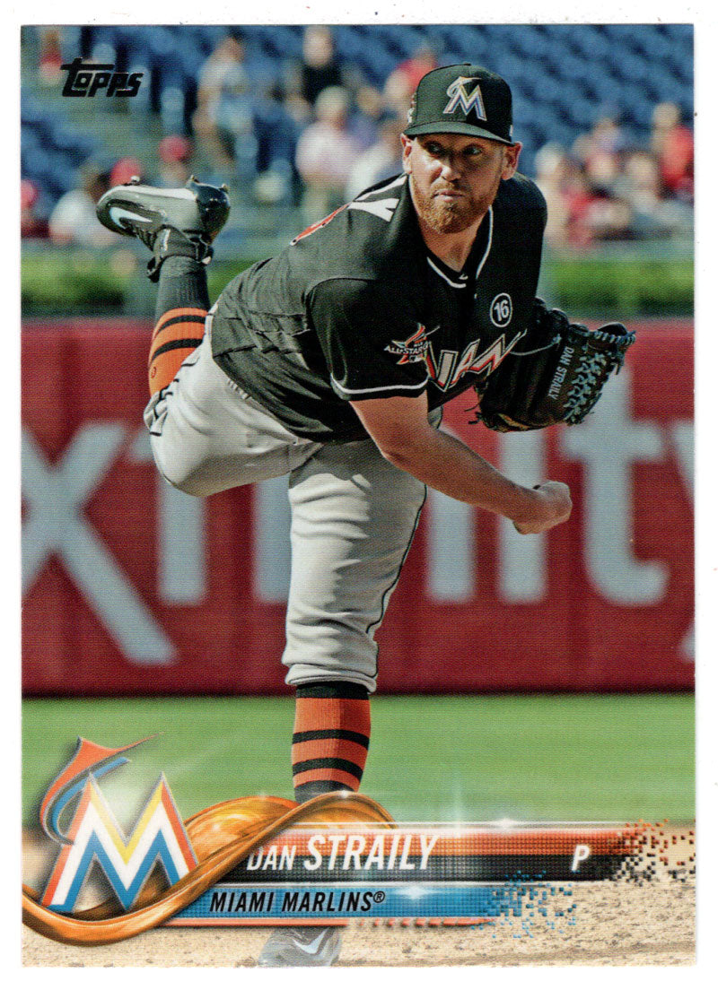 Dan Straily - Miami Marlins (MLB Baseball Card) 2018 Topps # 561 Mint