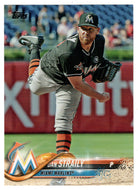 Dan Straily - Miami Marlins (MLB Baseball Card) 2018 Topps # 561 Mint