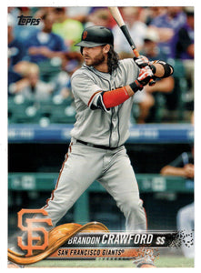 Brandon Crawford - San Francisco Giants (MLB Baseball Card) 2018 Topps # 585 Mint