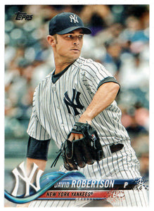 David Robertson - New York Yankees (MLB Baseball Card) 2018 Topps # 598 Mint