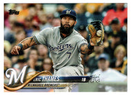 Eric Thames - Milwaukee Brewers (MLB Baseball Card) 2018 Topps # 615 Mint