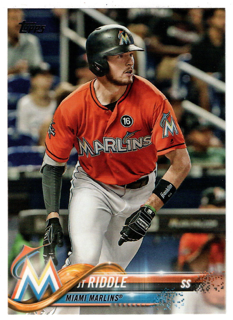 JT Riddle - Miami Marlins (MLB Baseball Card) 2018 Topps # 651 Mint