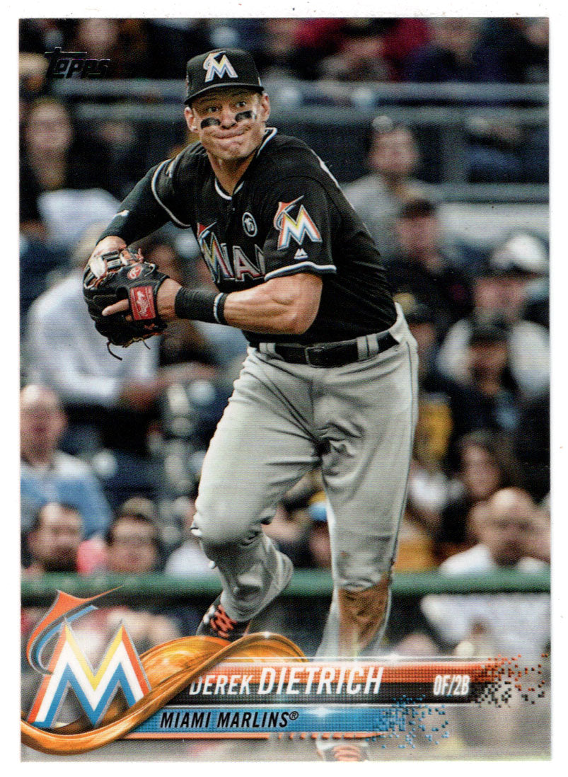 Derek Dietrich - Miami Marlins (MLB Baseball Card) 2018 Topps # 657 Mint