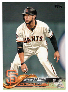 Gregor Blanco - San Francisco Giants (MLB Baseball Card) 2018 Topps # 664 Mint