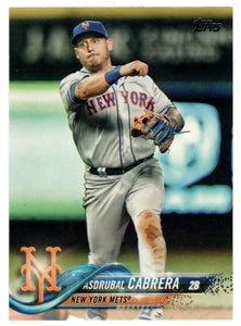 Asdrubal Cabrera - New York Mets (MLB Baseball Card) 2018 Topps # 670 Mint