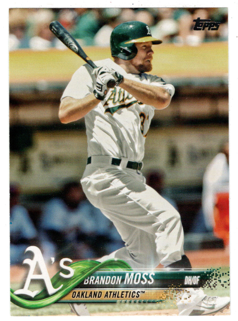 Brandon Moss - Oakland Athletics (MLB Baseball Card) 2018 Topps # 677 Mint