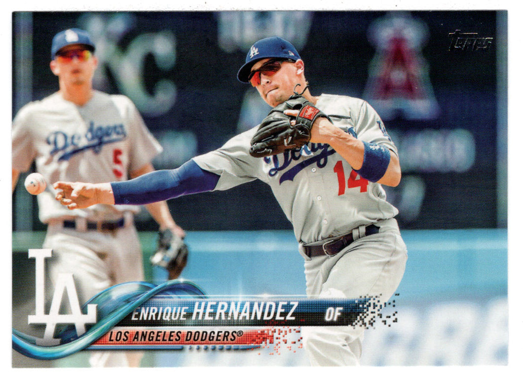 Enrique Hernandez - Los Angeles Dodgers (MLB Baseball Card) 2018 Topps # 680 Mint