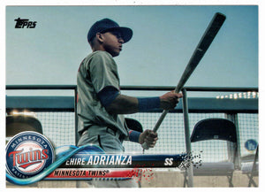 Ehire Adrianza - Minnesota Twins (MLB Baseball Card) 2018 Topps # 681 Mint