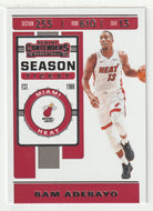 Bam Adebayo - Miami Heat (NBA Basketball Card) 2019-20 Panini Contenders # 8 Mint