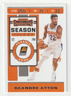 Deandre Ayton - Phoenix Suns (NBA Basketball Card) 2019-20 Panini Contenders # 23 Mint
