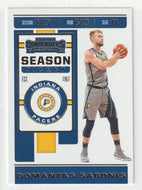 Domantas Sabonis - Indiana Pacers (NBA Basketball Card) 2019-20 Panini Contenders # 30 Mint